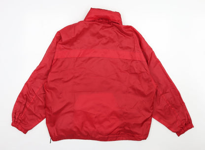 Mens UK Size M Dunnes Stores Red Anorak Coat