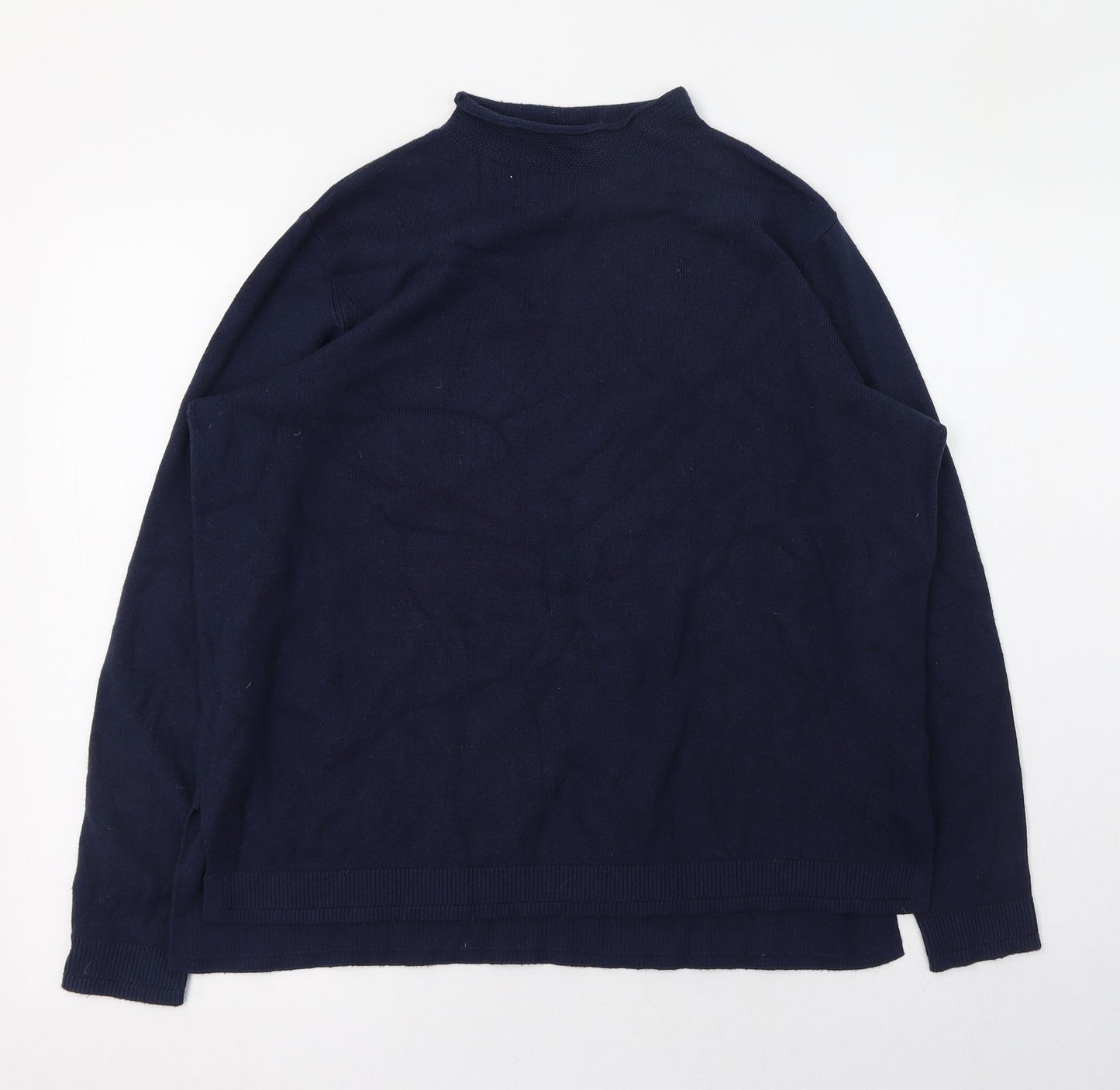 Womens UK Size 14 Marks and Spencer Blue Pullover Jumper