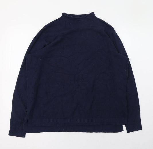 Womens UK Size 14 Marks and Spencer Blue Pullover Jumper