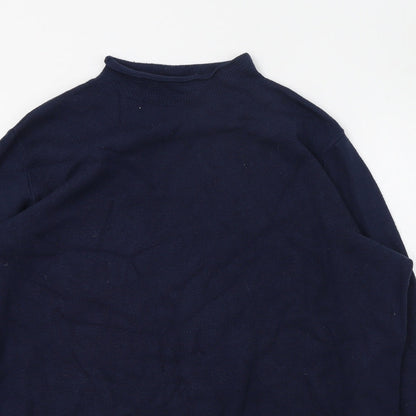 Womens UK Size 14 Marks and Spencer Blue Pullover Jumper