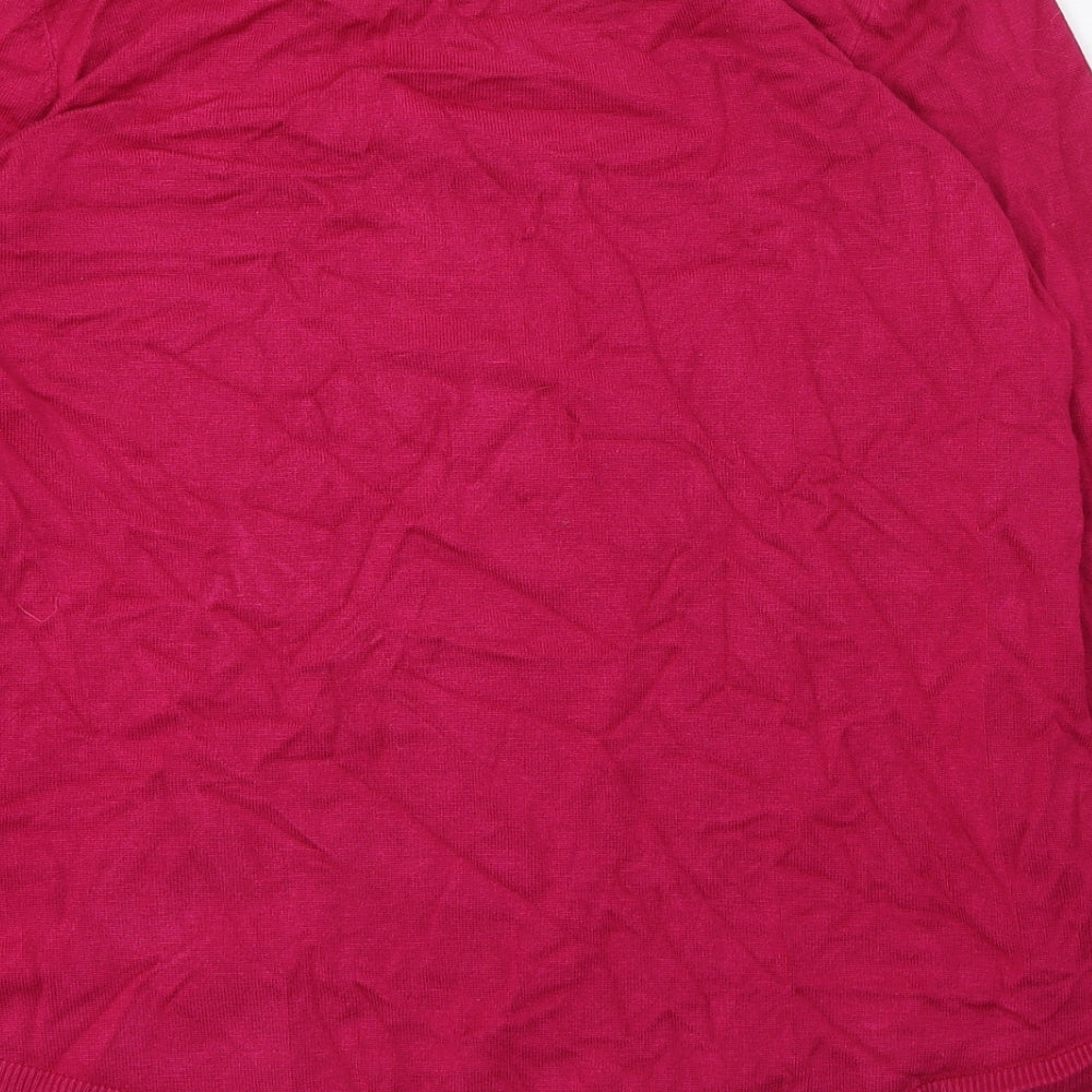 Womens UK Size 16 Bonmarché Pink Pullover Jumper
