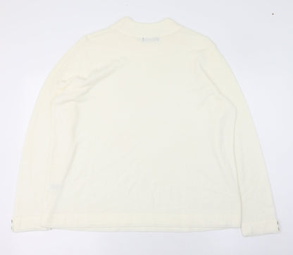 Womens UK Size L BM Ivory Pullover Jumper