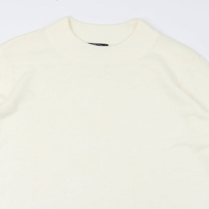 Womens UK Size L BM Ivory Pullover Jumper