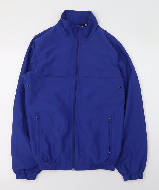 Mens UK Size 2XS Phase One Blue Bomber Jacket