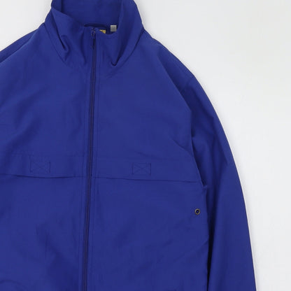 Mens UK Size 2XS Phase One Blue Bomber Jacket