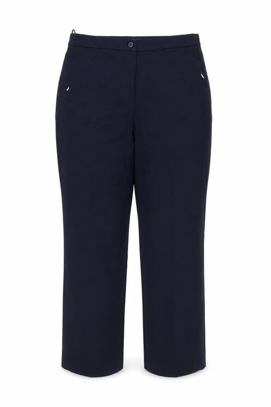 Womens UK Size 14 Marks and Spencer Regular Fit Carrot Blue Trousers
