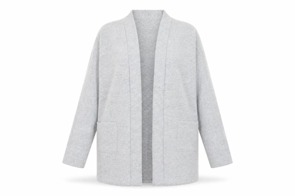 George Womens Grey V-Neck  Polyester Cape Jumper Size 12