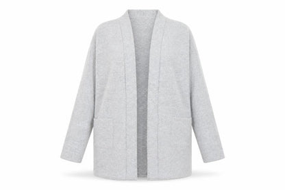 George Womens Grey V-Neck  Polyester Cape Jumper Size 12