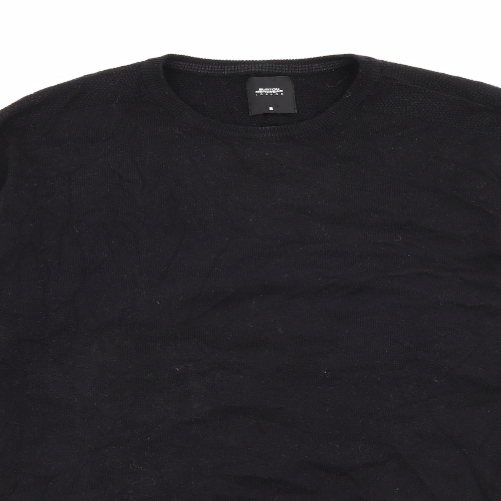 Mens UK Size M Burton Black Pullover Sweatshirt