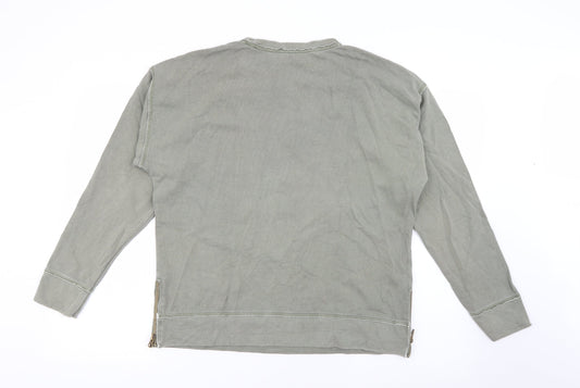 Womens UK Size M EDC Green Pullover Jumper
