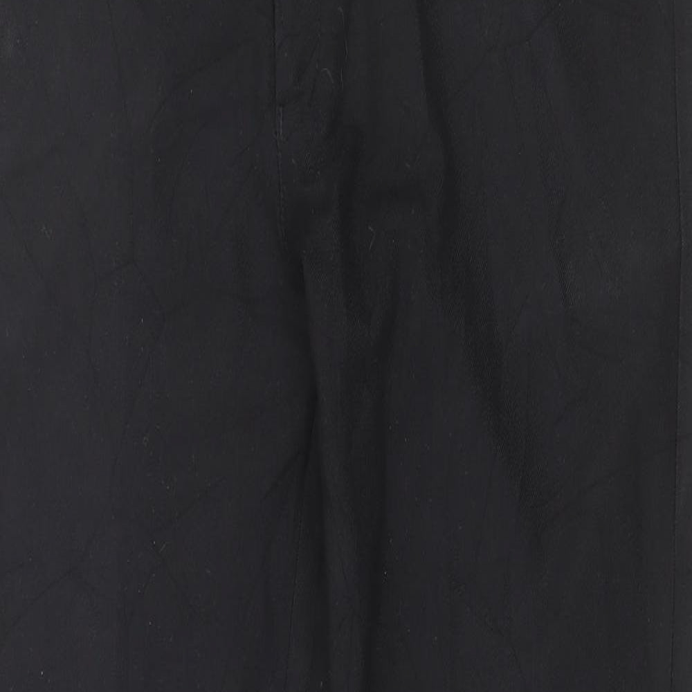 Womens UK Size 30 in Preworn Regular Fit  Black Trousers