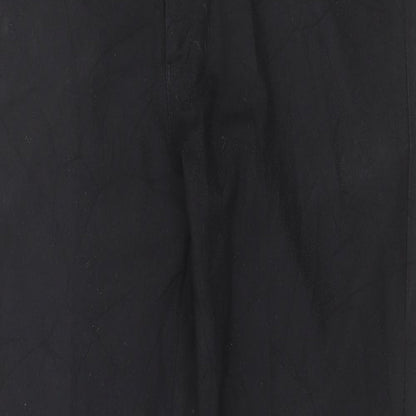 Womens UK Size 30 in Preworn Regular Fit  Black Trousers