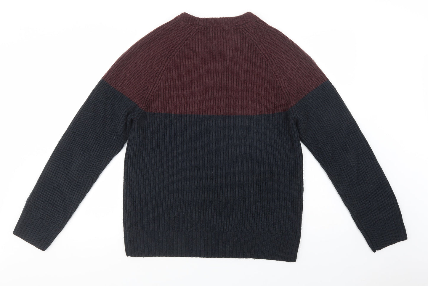 Autograph Mens Beige Crew Neck  Acrylic Pullover Jumper Size M