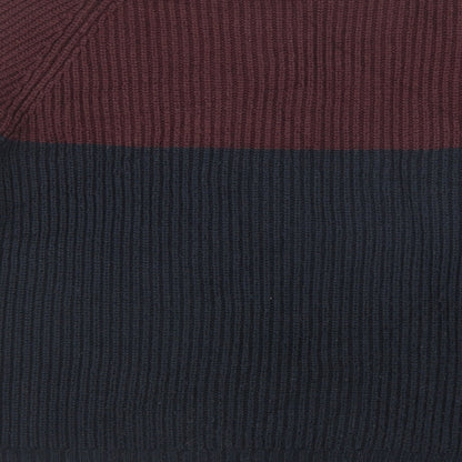 Autograph Mens Beige Crew Neck  Acrylic Pullover Jumper Size M