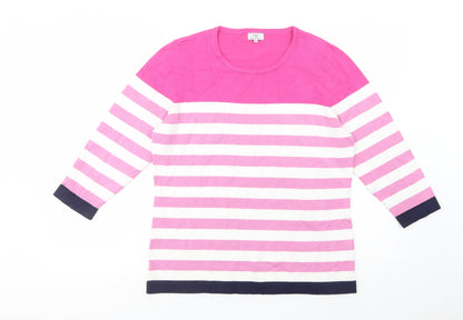Womens UK Size M Nina Murati Pink Pullover Jumper