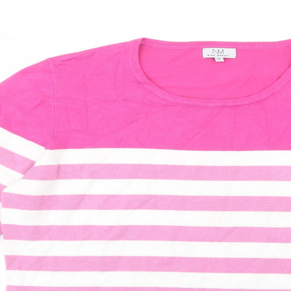 Womens UK Size M Nina Murati Pink Pullover Jumper
