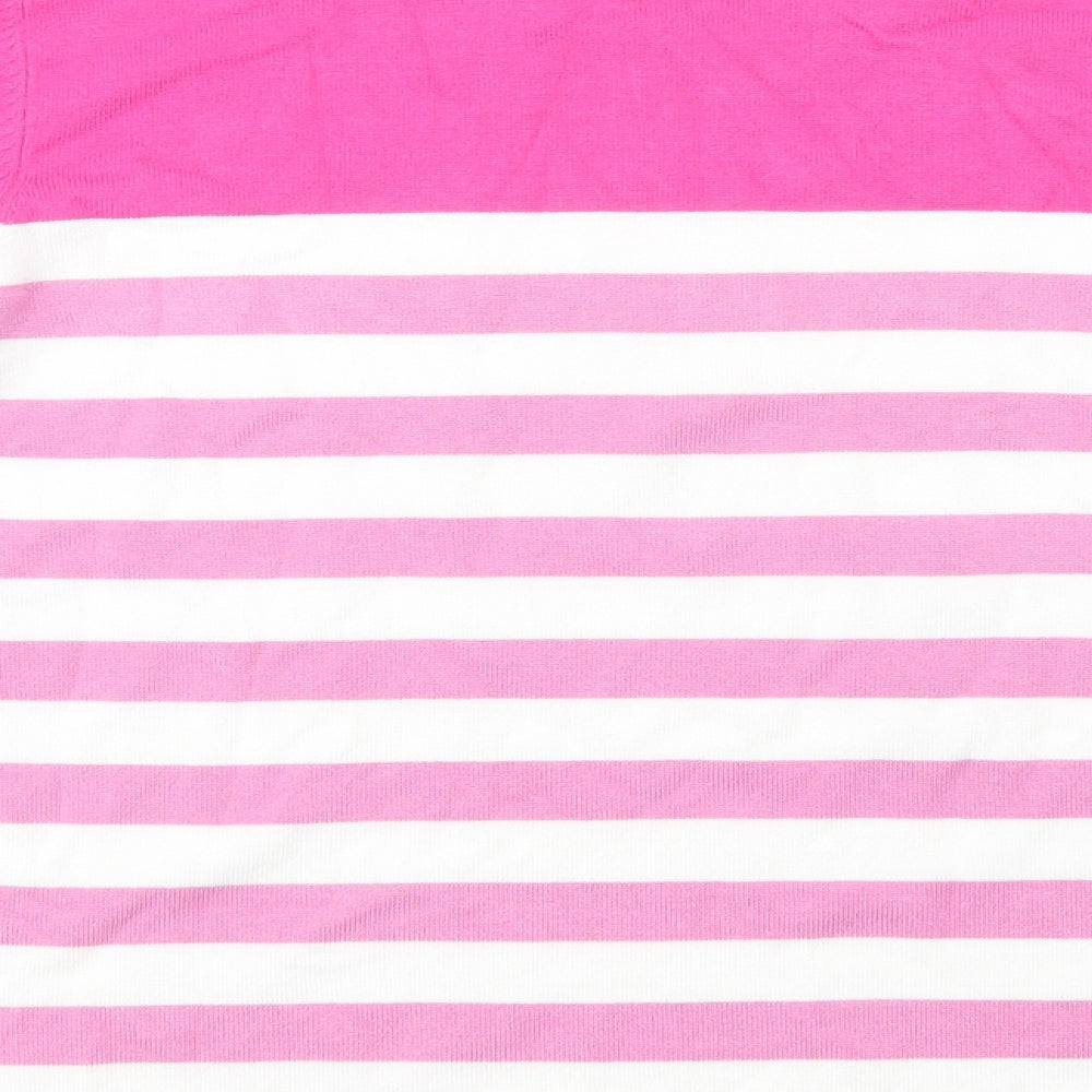 Womens UK Size M Nina Murati Pink Pullover Jumper