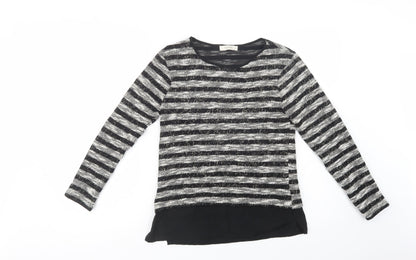 Womens UK Size XS Oasis Black Pullover Jumper