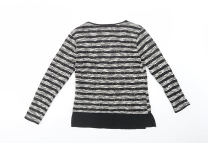 Womens UK Size XS Oasis Black Pullover Jumper