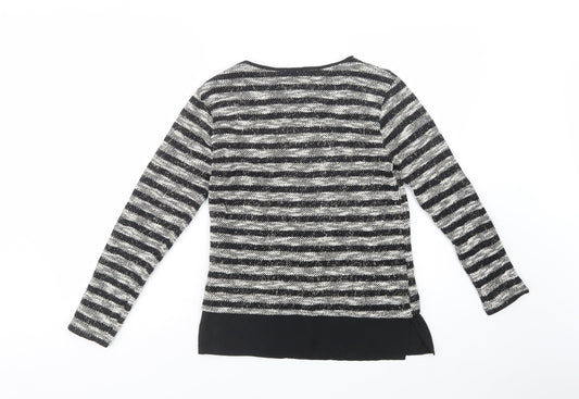 Womens UK Size XS Oasis Black Pullover Jumper