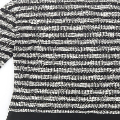 Womens UK Size XS Oasis Black Pullover Jumper