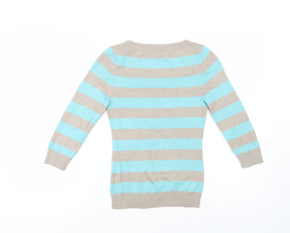 Womens UK Size XS H&M Blue Pullover Jumper
