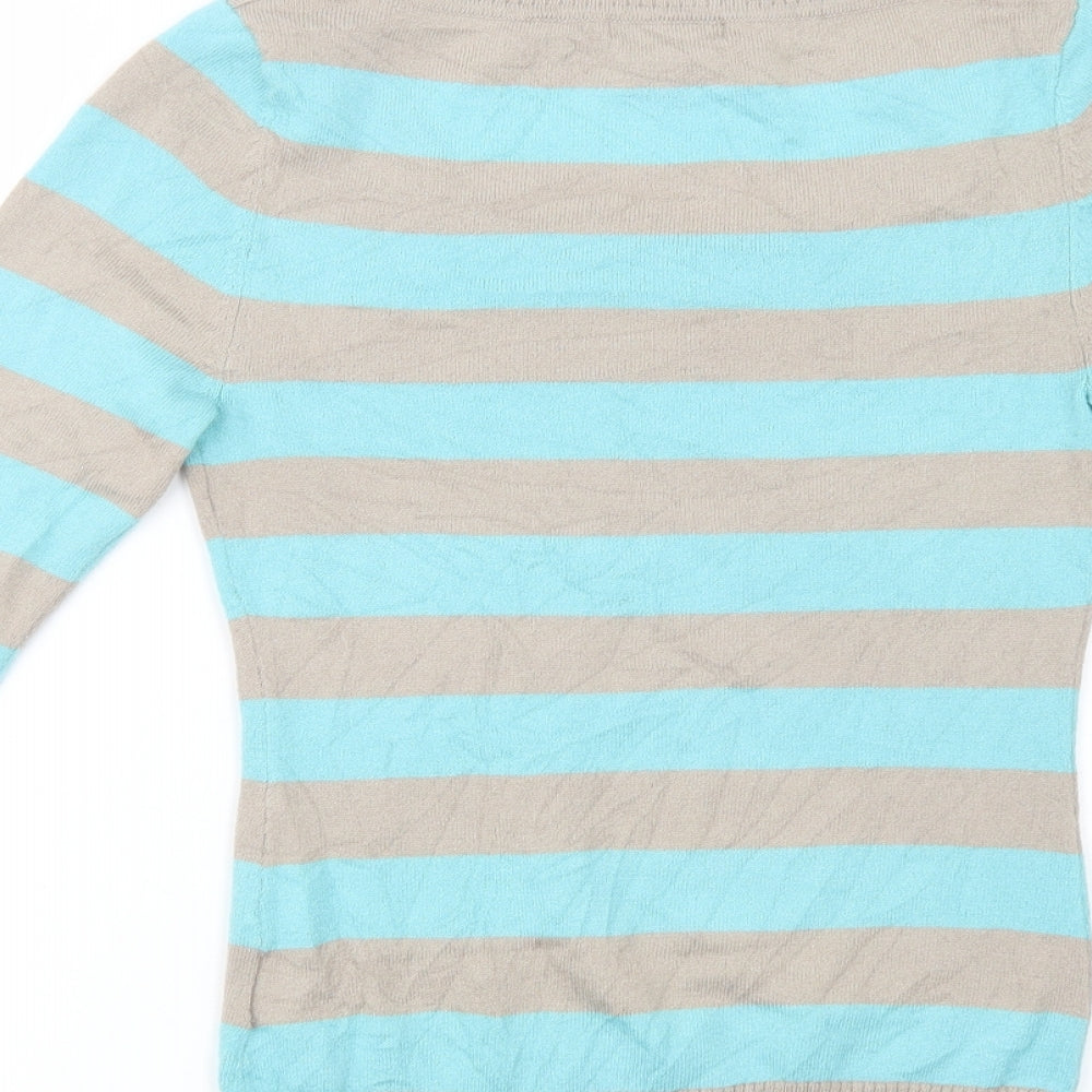 Womens UK Size XS H&M Blue Pullover Jumper