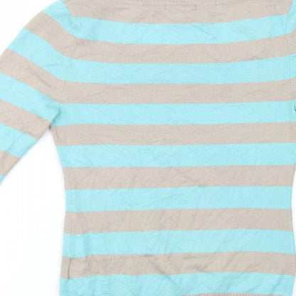 Womens UK Size XS H&M Blue Pullover Jumper
