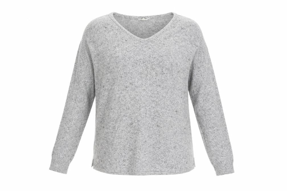 Womens UK Size M Springfield Grey Pullover Jumper