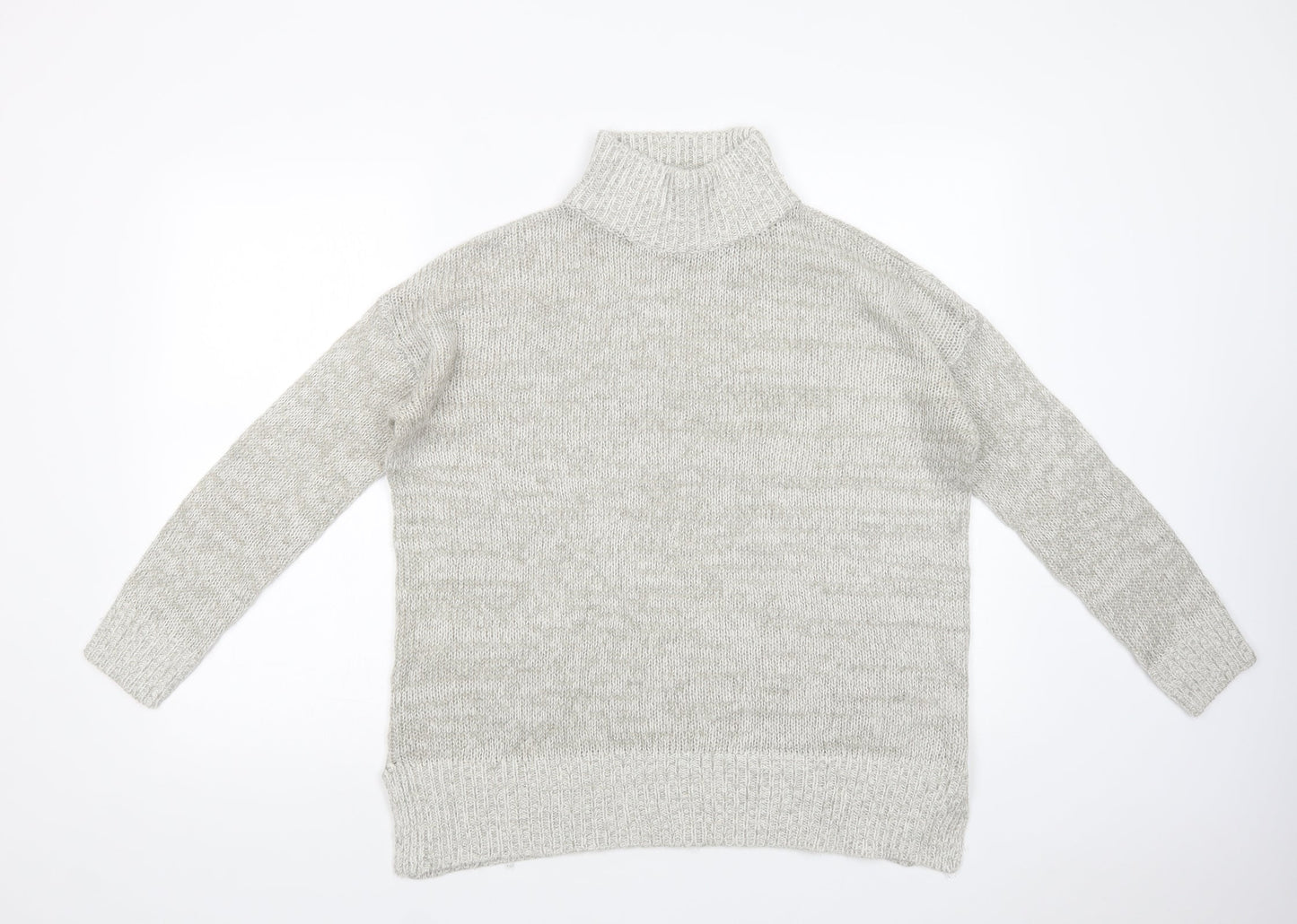 Womens UK Size M New Look Grey Pullover Jumper