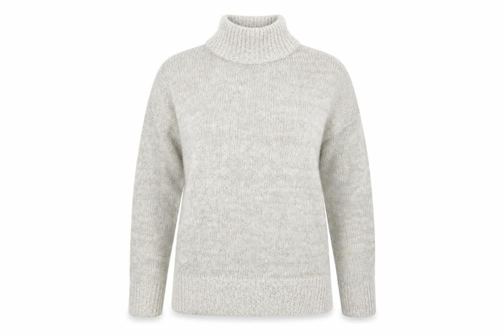 Womens UK Size M New Look Grey Pullover Jumper