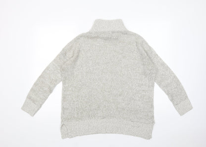 Womens UK Size M New Look Grey Pullover Jumper