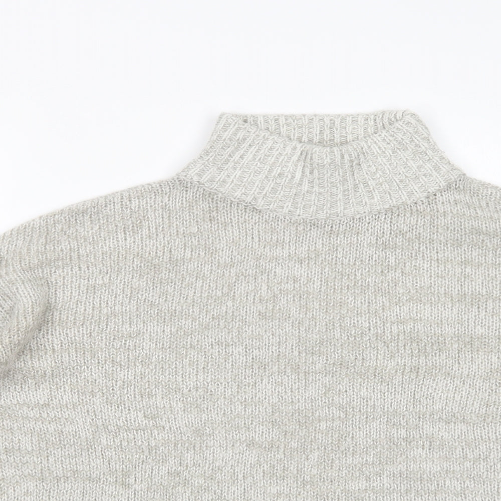 Womens UK Size M New Look Grey Pullover Jumper