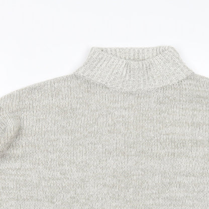 Womens UK Size M New Look Grey Pullover Jumper