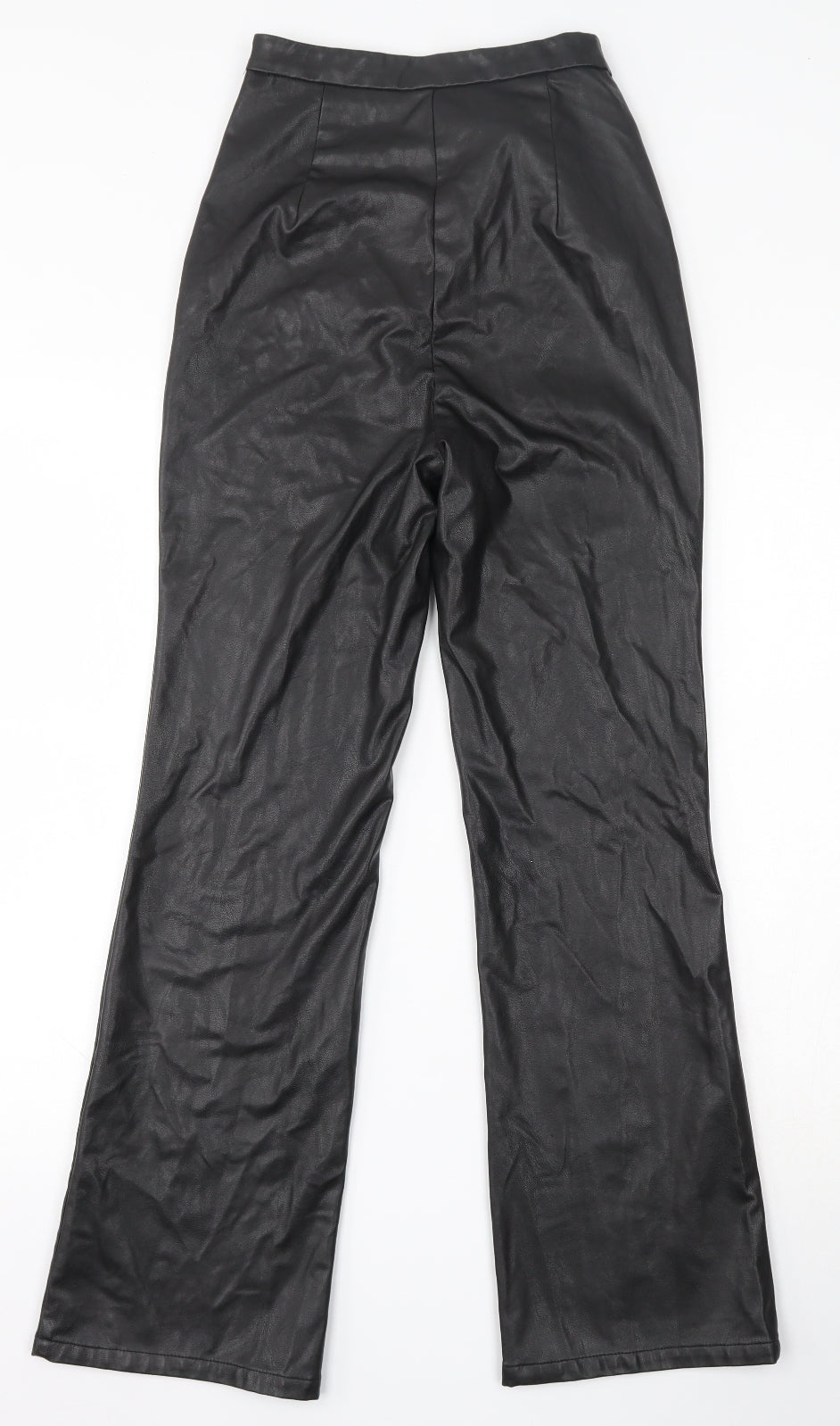 SheIn Womens Black  Polyester Trousers  Size XS L27.5 in Regular Hook & Loop