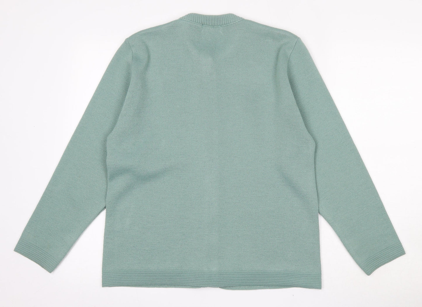 Womens UK Size M ME Green Cardigan Jumper