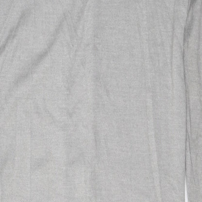 Peacocks Womens Grey V-Neck  Acrylic Cardigan Jumper Size S