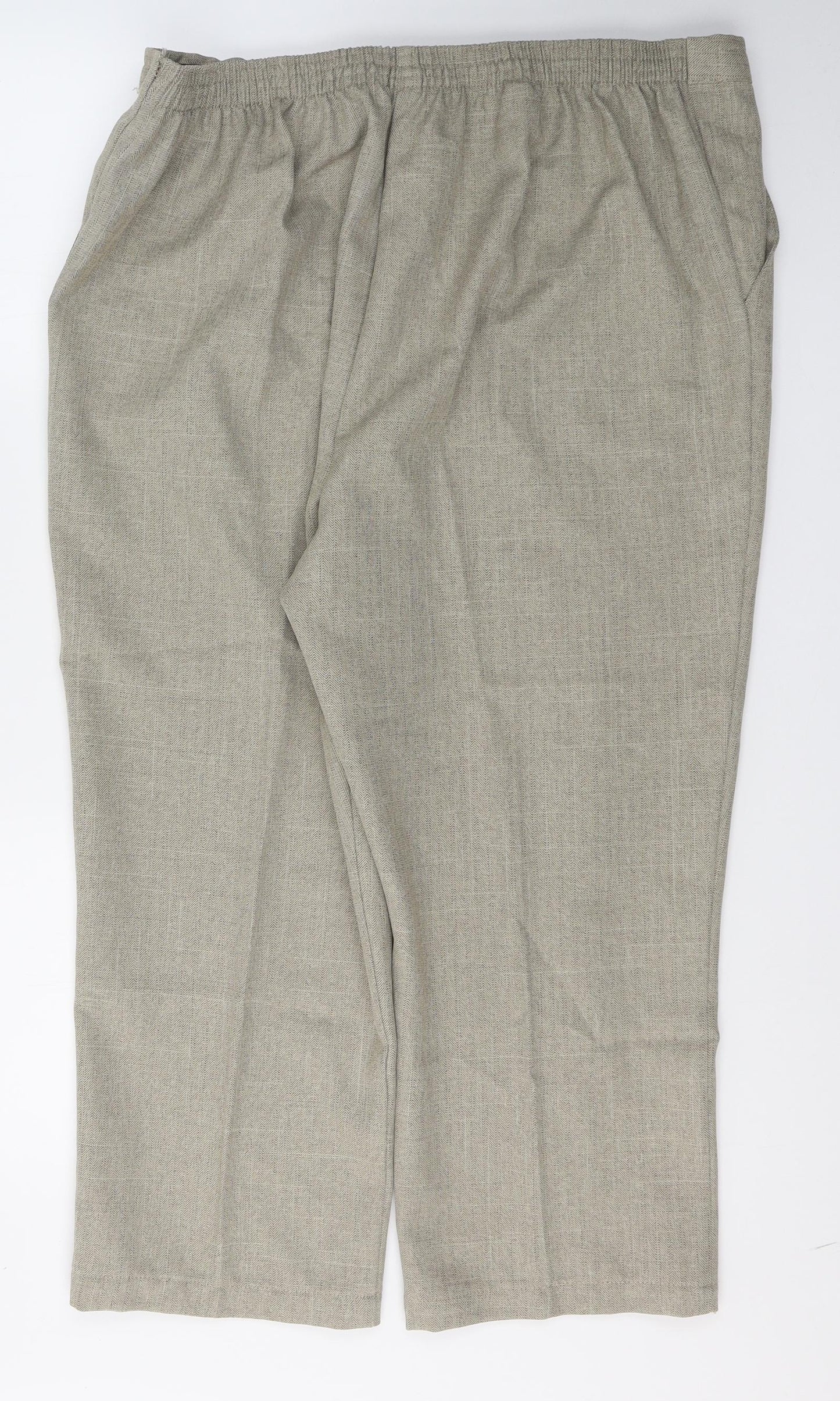 Womens UK Size 22 ARISTA Regular Fit  Beige Trousers