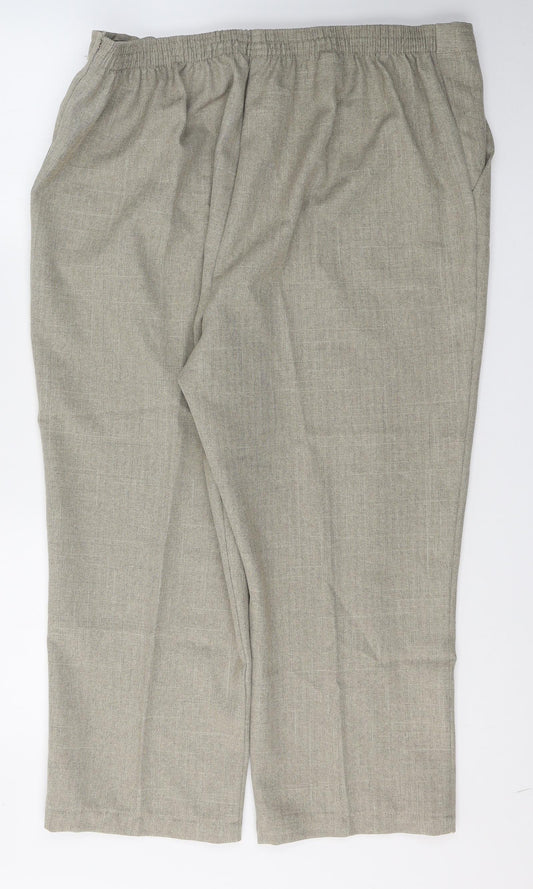 Womens UK Size 22 ARISTA Regular Fit  Beige Trousers