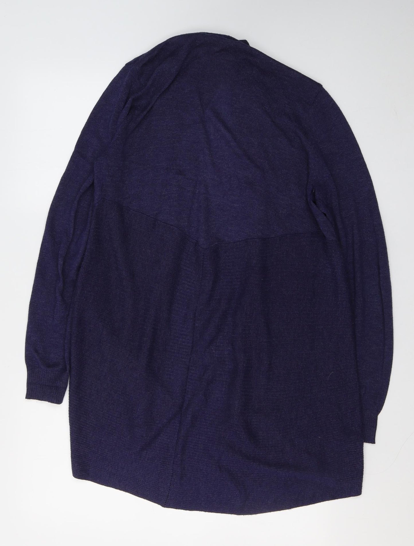 George Womens Blue  Nylon Kimono Blouse Size 12 V-Neck