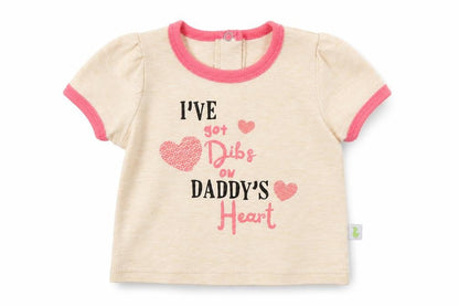 Front view of Duck and Cover girls’ beige cotton pullover t-shirt, size 12, months round neck pullover