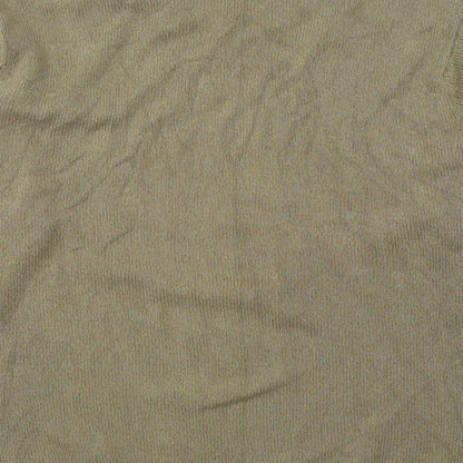 Casual Club Mens Beige Round Neck  Cotton Pullover Jumper Size XL