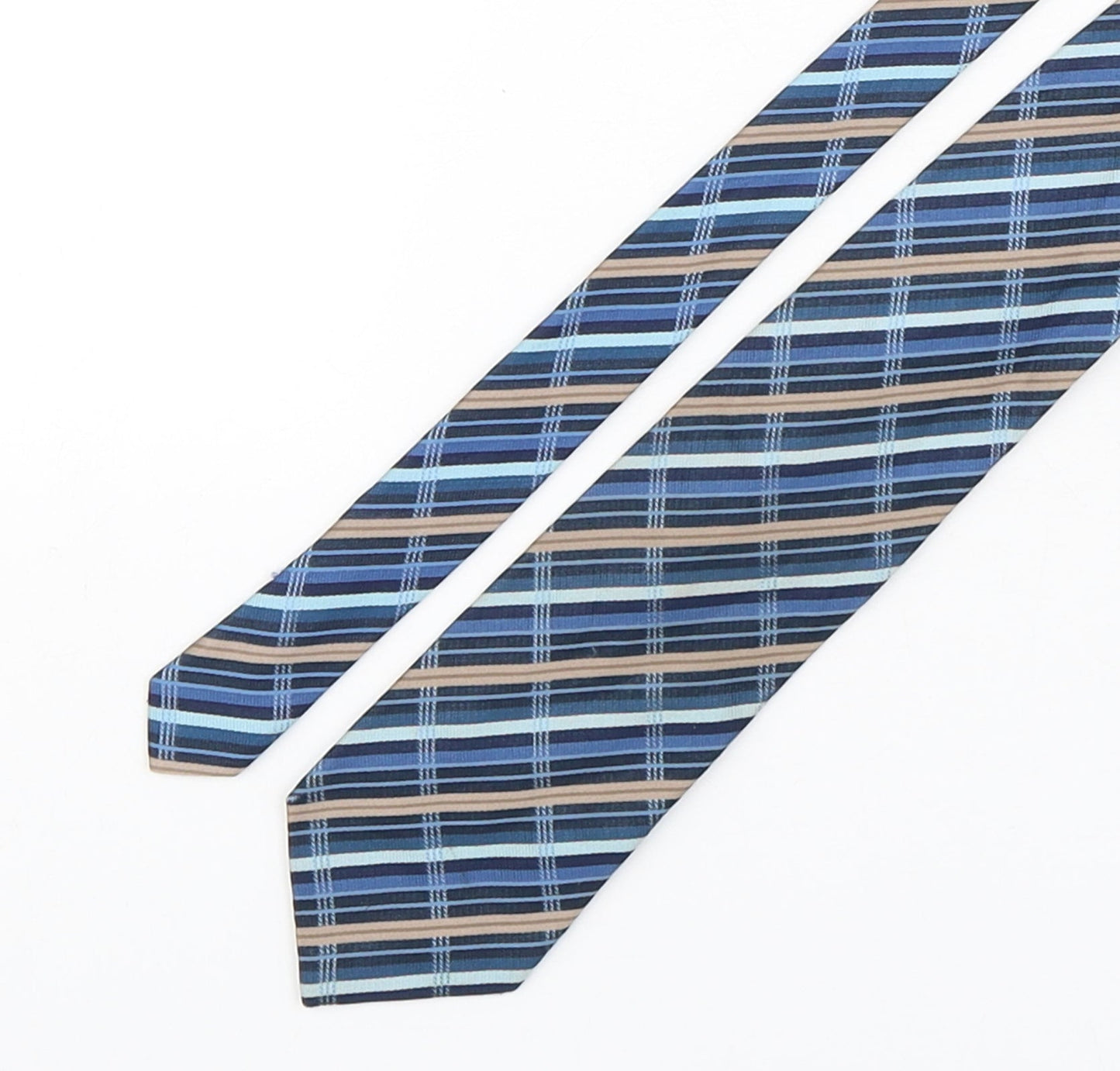 Mens Frangi Multicoloured Striped  Pointed Tie