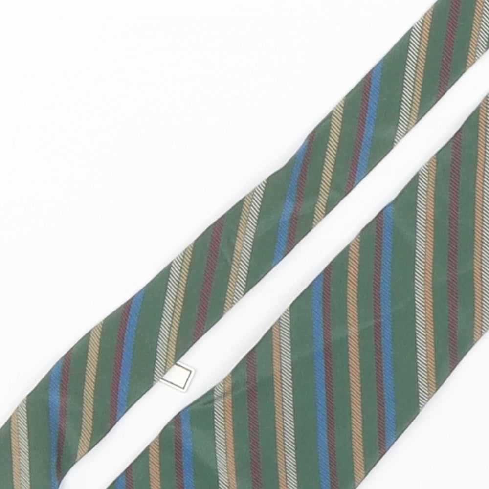 Mens Cerruti Multicoloured Striped  Pointed Tie