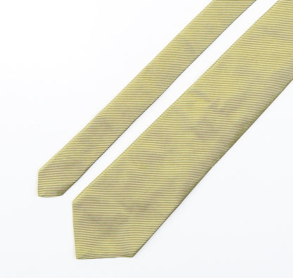 Santorail Mens Gold  Cotton Pointed Tie One Size
