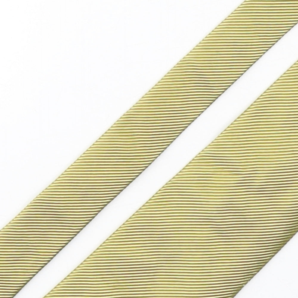 Santorail Mens Gold  Cotton Pointed Tie One Size