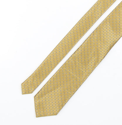 Scott & Taylor Mens Multicoloured Geometric Polyester Pointed Tie One Size