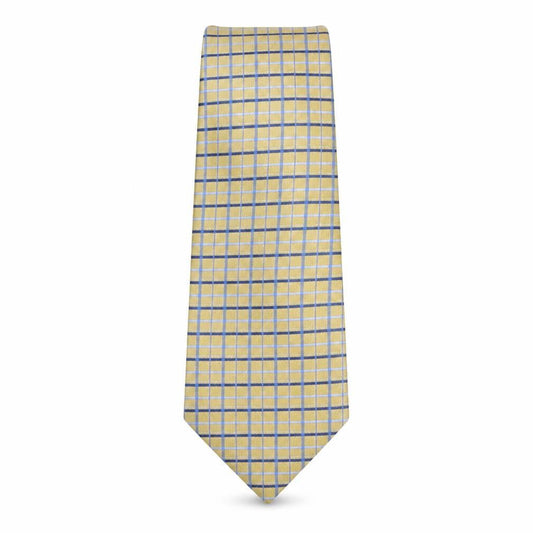 Front view of Van girls’ mens multicoloured plaids & checks silk pointed tie one size