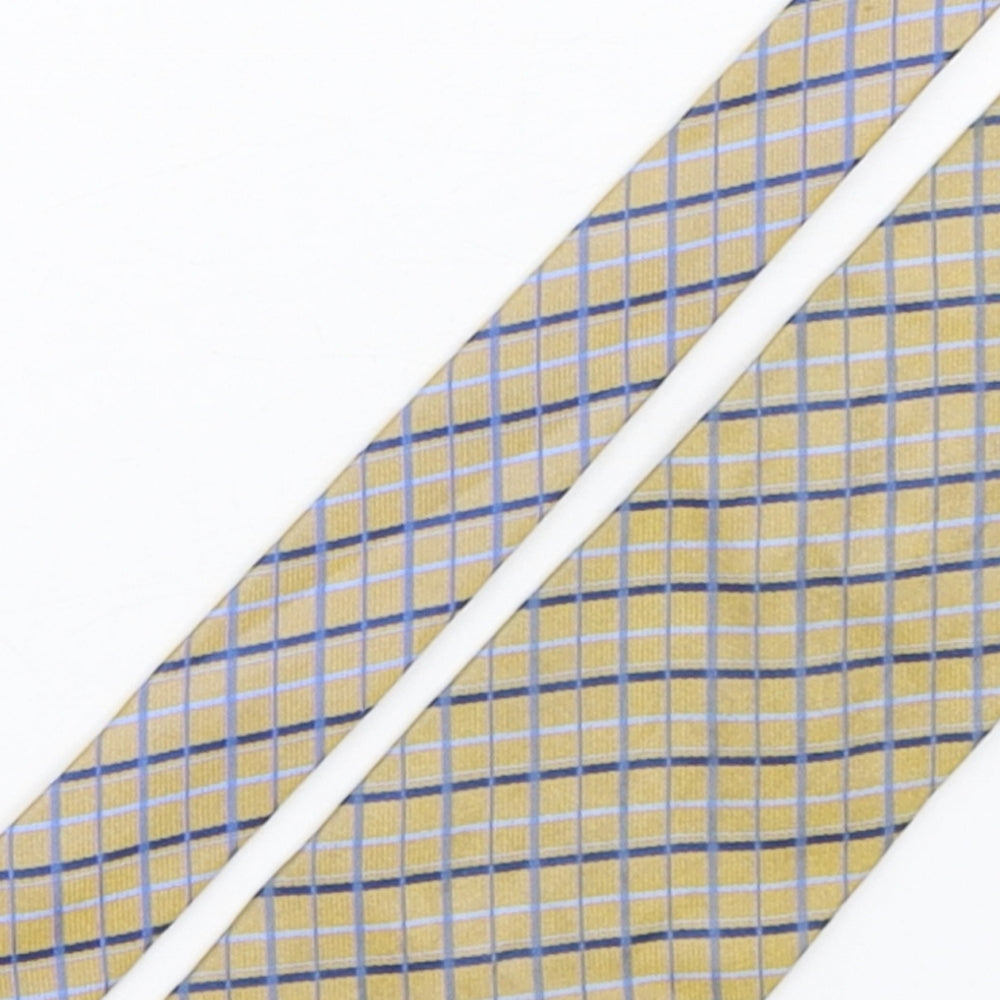 Van Girls  Mens Multicoloured Plaids & Checks Silk Pointed Tie One Size