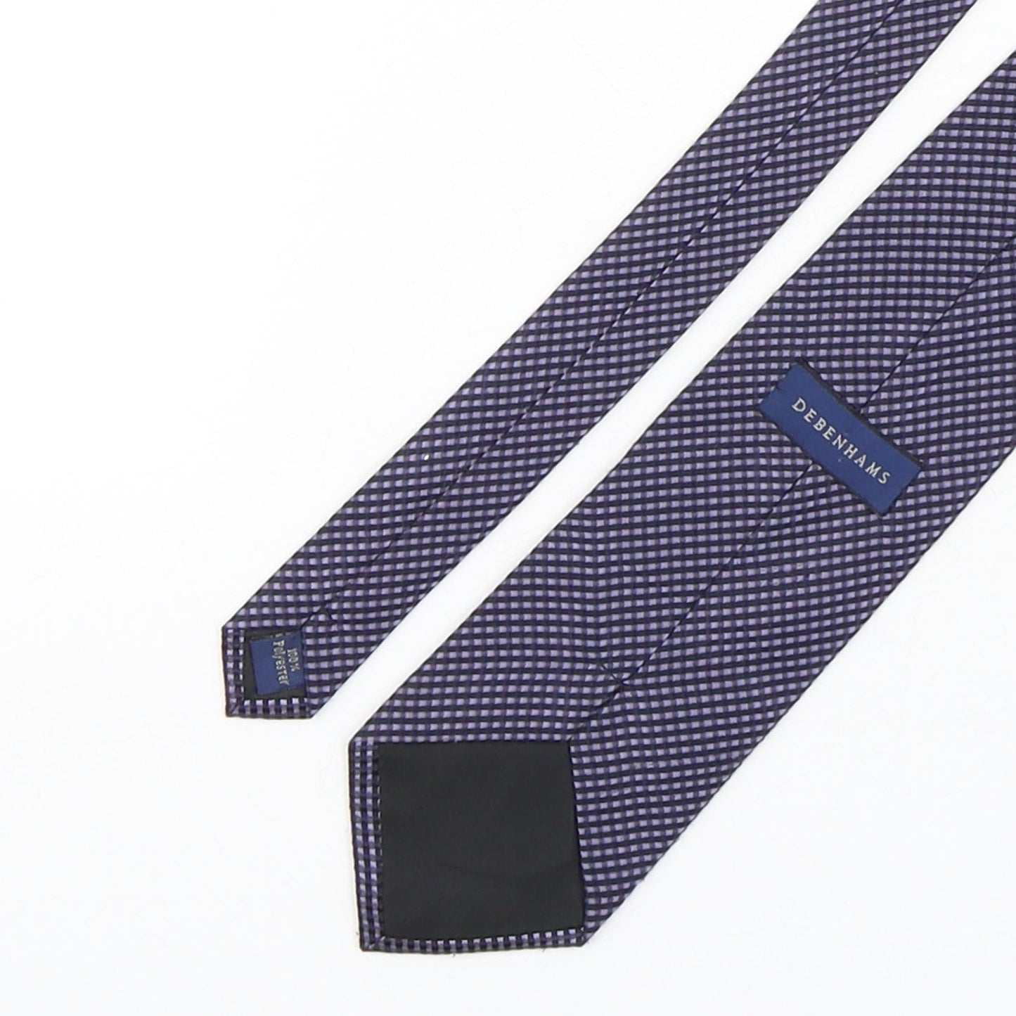 Mens Debenhams Multicoloured Plaids & Checks  Pointed Tie